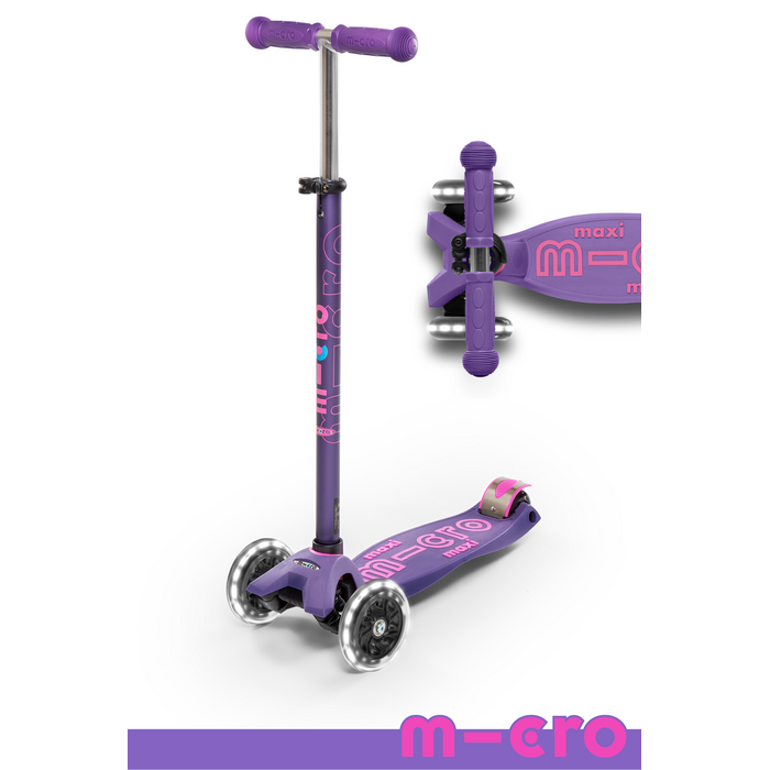 Micro Scooters Maxi Scooter - LED Purple