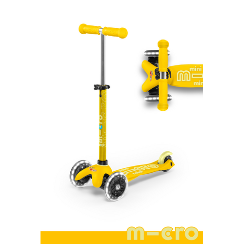 Micro Scooters Micro Mini Scooters - LED Yellow ages 2-5
