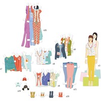 Djeco Le Grand Dressing Paper Dolls Fashion Dressing Room