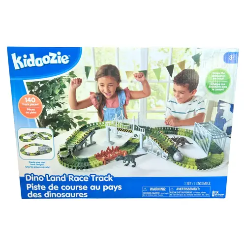 Kidoozie Dino Land Race Track with figures ages 3+