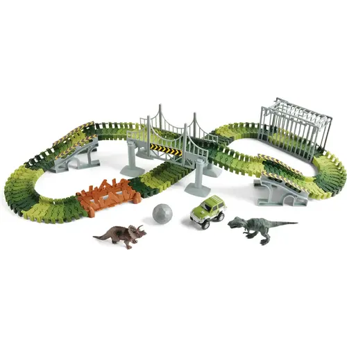 Kidoozie Dino Land Race Track with figures ages 3+