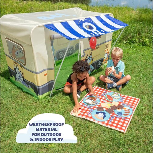 Little Kids Bluey Camping Activity Fort and games ages 3+