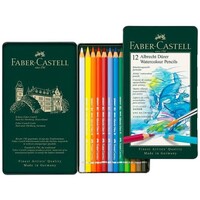 Faber-Castell Albrecht Durer Watercolor Pencils Metal Tin - 12ct