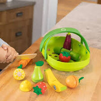 Fat Brain Pretendables Fruit & Veggie Basket pretend food ages 3+