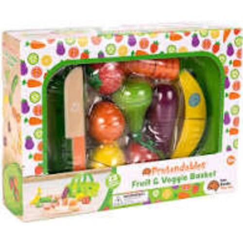 Fat Brain Pretendables Fruit & Veggie Basket pretend food ages 3+