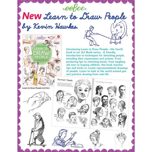 eeBoo Art Book 4 - Learn to Draw People 7+