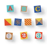 Crocodile Creek ABC + 123 Wood Blocks Wood Blocks ages 2+