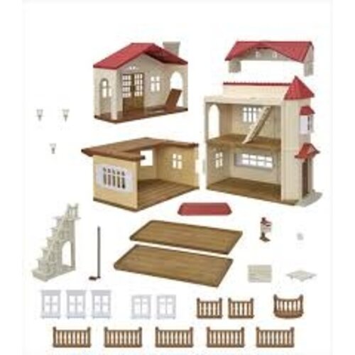 Calico Critters Red Roof  Country Home-Secret Attic Playroom