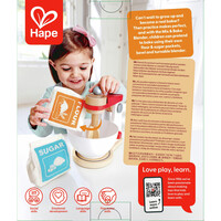 HaPe Mix & Bake Blender wooden ages 3+