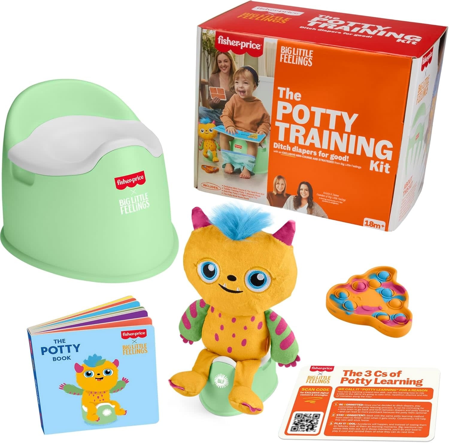 Fisher-Price Toddler Toys Big Little Feelings Potty Training Kit