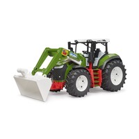 Bruder Bruder 03452 Roadmax Tractor with Front Loader and Tipping Trailer, 1:16 Scale Realistic Farm Pretend Play Toy, Ages 2+