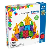 Magna-Tiles Magna-Tiles® Combo 46-Piece Magnetic Construction Set, The Original Magnetic Building Brand
