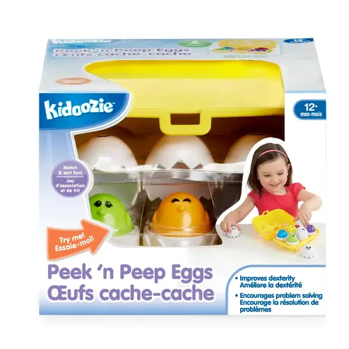 Kidoozie Peek 'n Peep Eggs 12mos+