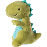 Mary Meyer Mary Meyer Pebblesaurus Soft Toy Baby Rattle, 5-Inches, Green Dino