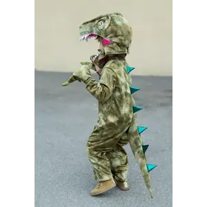 A Land Before Mine Deluxe Raptor Dino Costume, Size 7-8