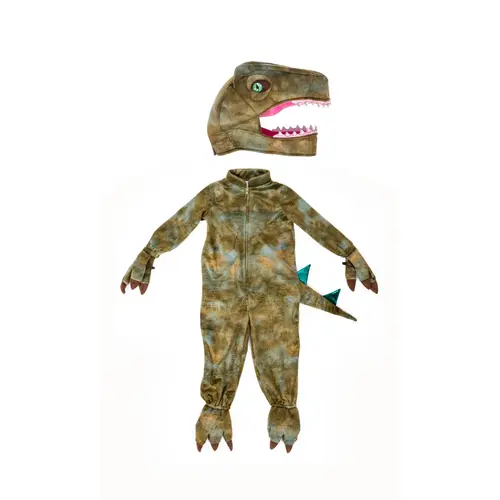 Great Pretenders A Land Before Mine Deluxe Raptor Dino Costume, Size 7-8