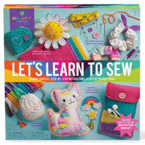 Craft-tastic® Let’s Learn to Sew - Kids’ Beginner Sewing Kit