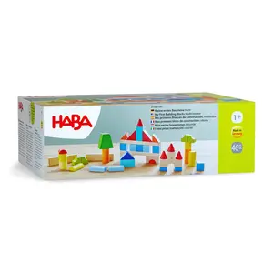 Colored Building Blocks 46 Pc Set