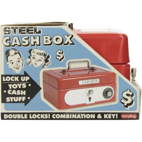 Schylling Locking Cash Box Retro 8+