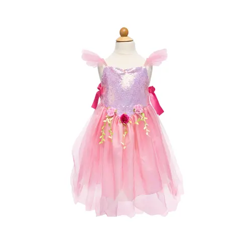 Great Pretenders Sequins Forest Fairy Tunic, Pink, Size 5-6