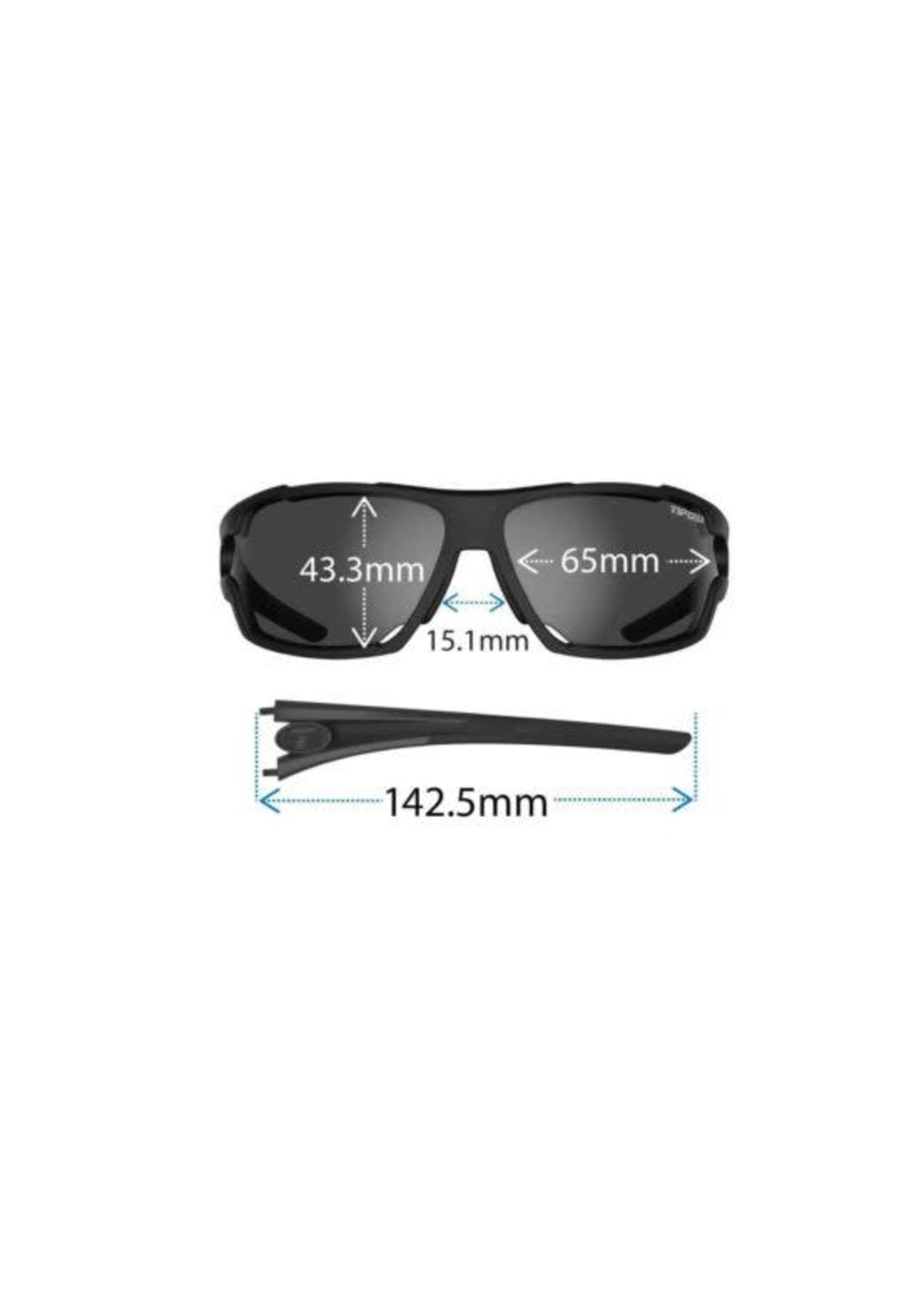 Tifosi Optics Amok, Matte Black Interchangeable Sunglasses