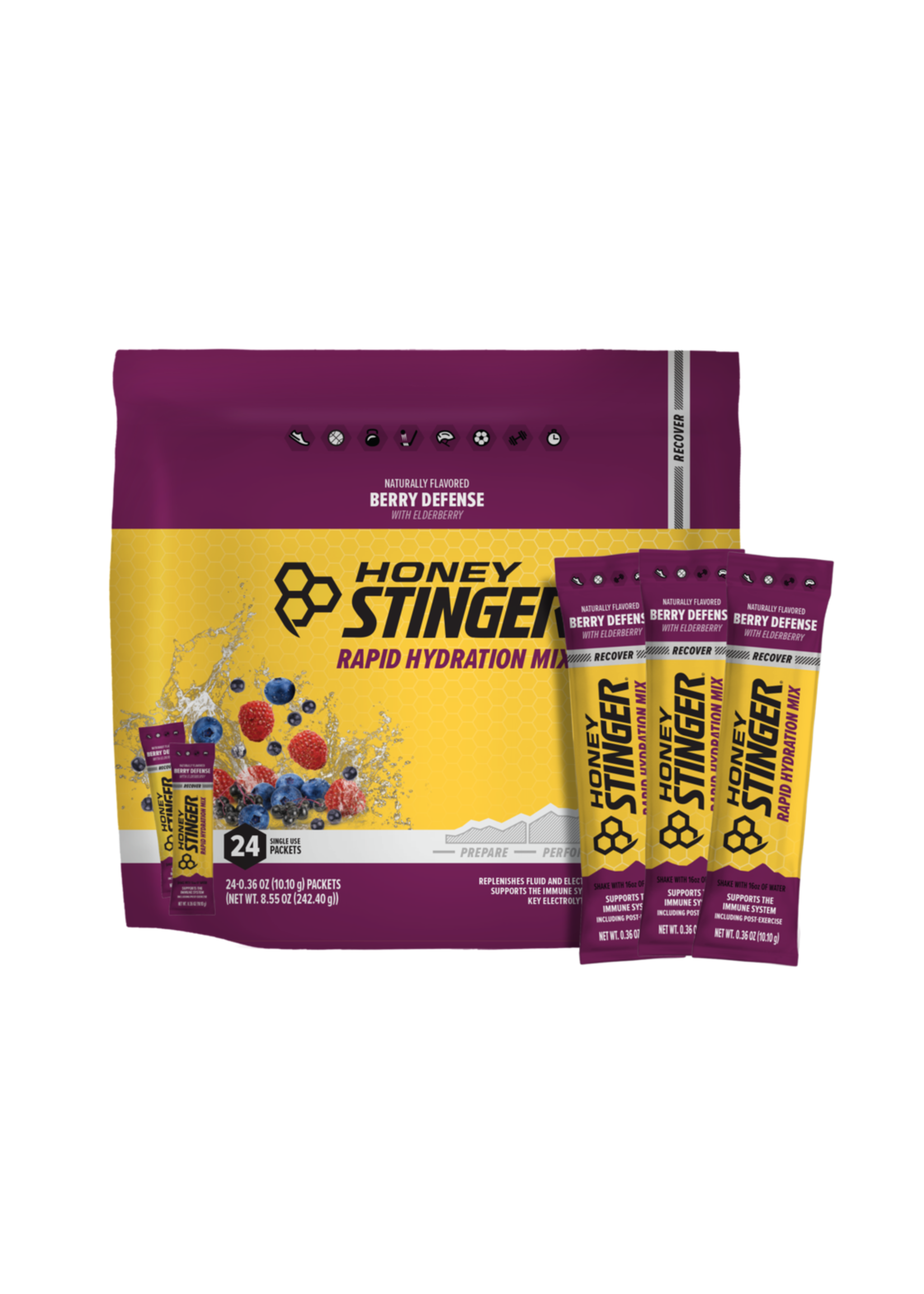 Honey Stinger HONEY STINGER RAPID HYDRATION MIX 24 PACK