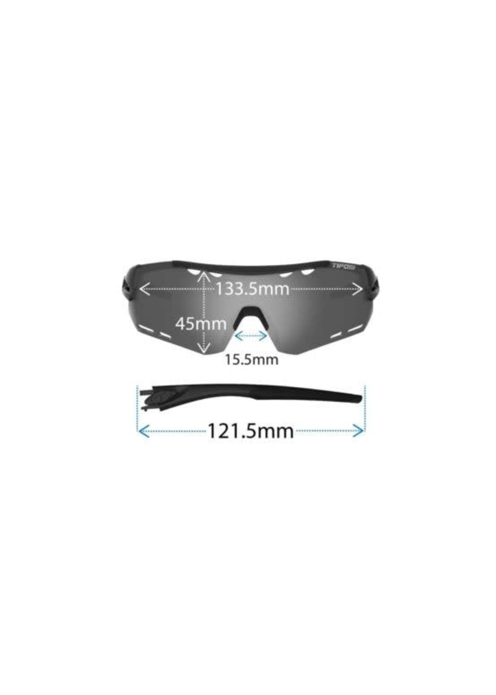 Tifosi Optics Alliant, White/Black Interchangeable Sunglasses