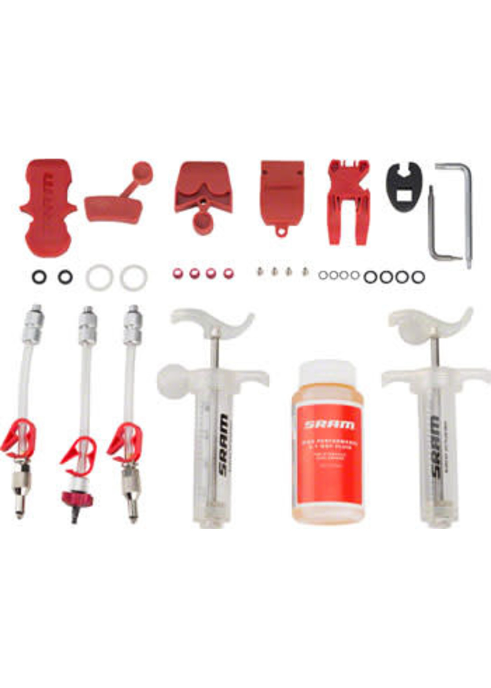 Sram SRAM Pro Disc Brake Bleed Kit - For SRAM X0, XX, Guide, Level, Code, HydroR, and G2, with DOT Fluid