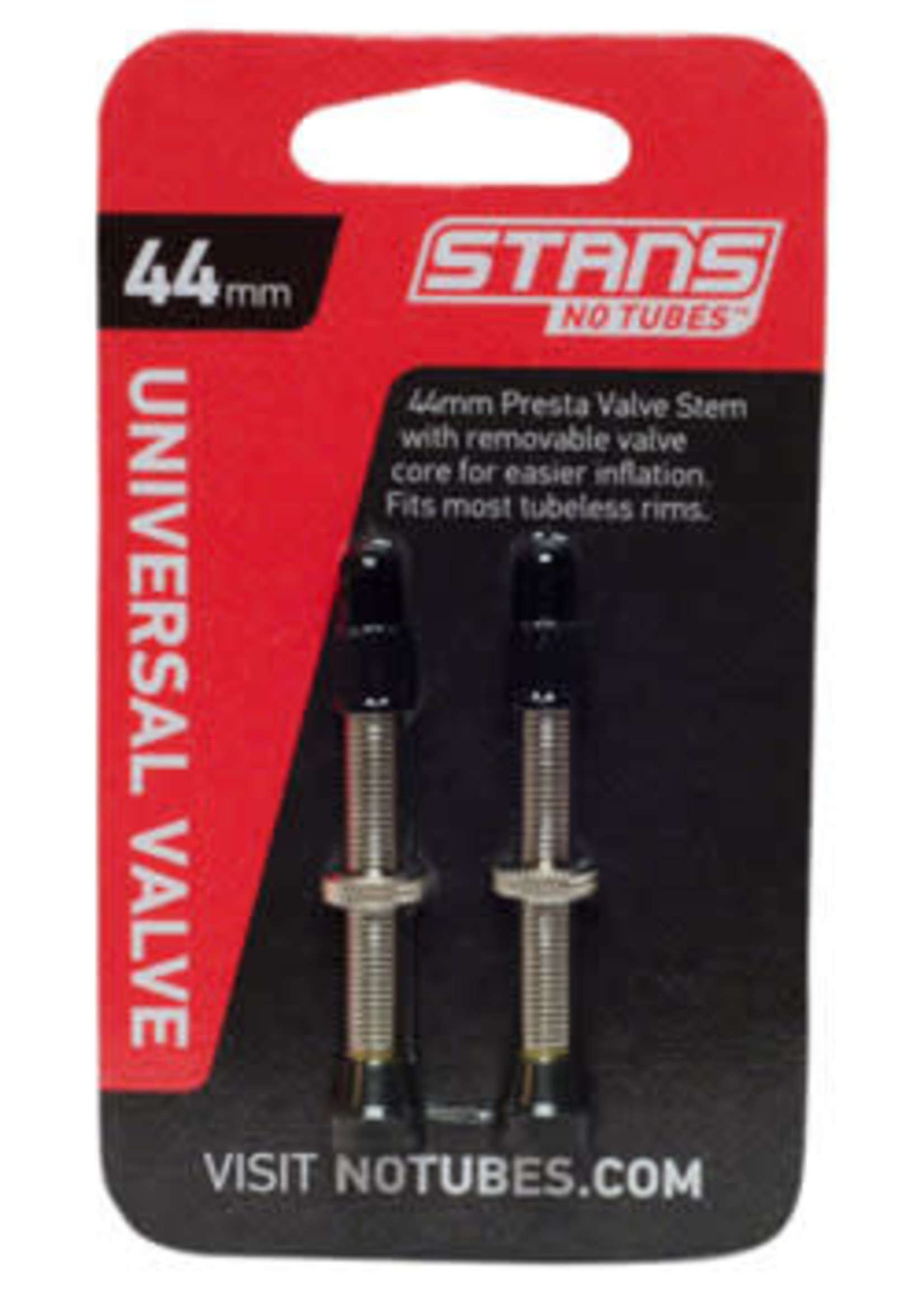 Stan's No-Tubes Stan's NoTubes Brass Valve Stems - 44mm, Pair