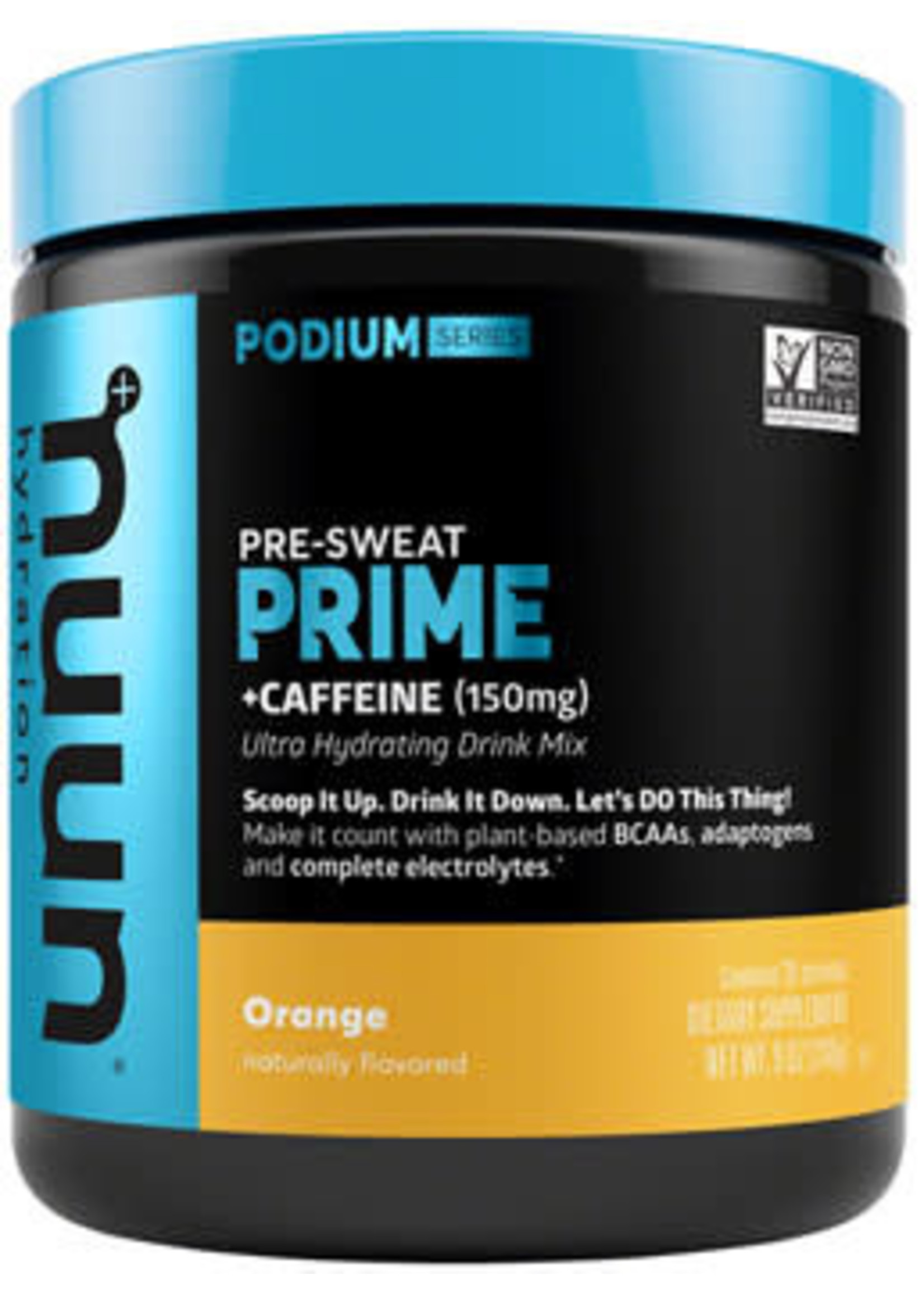 Nuun Nuun Prime Hydration Drink Mix: Orange + Caffeine, 20 Serving Canister