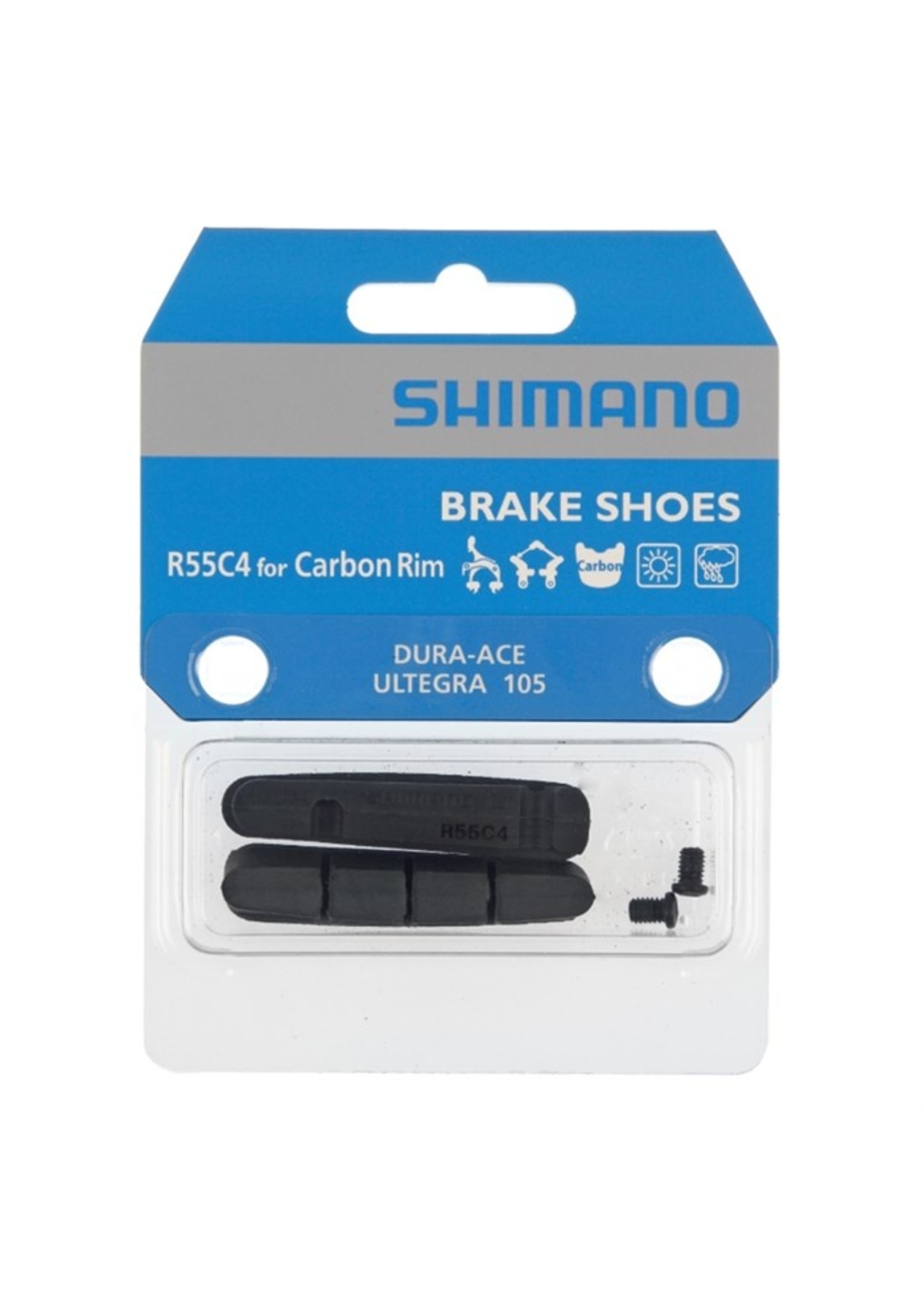 Shimano R55C4 BRAKE SHOES CARBON RIM 2 Pair