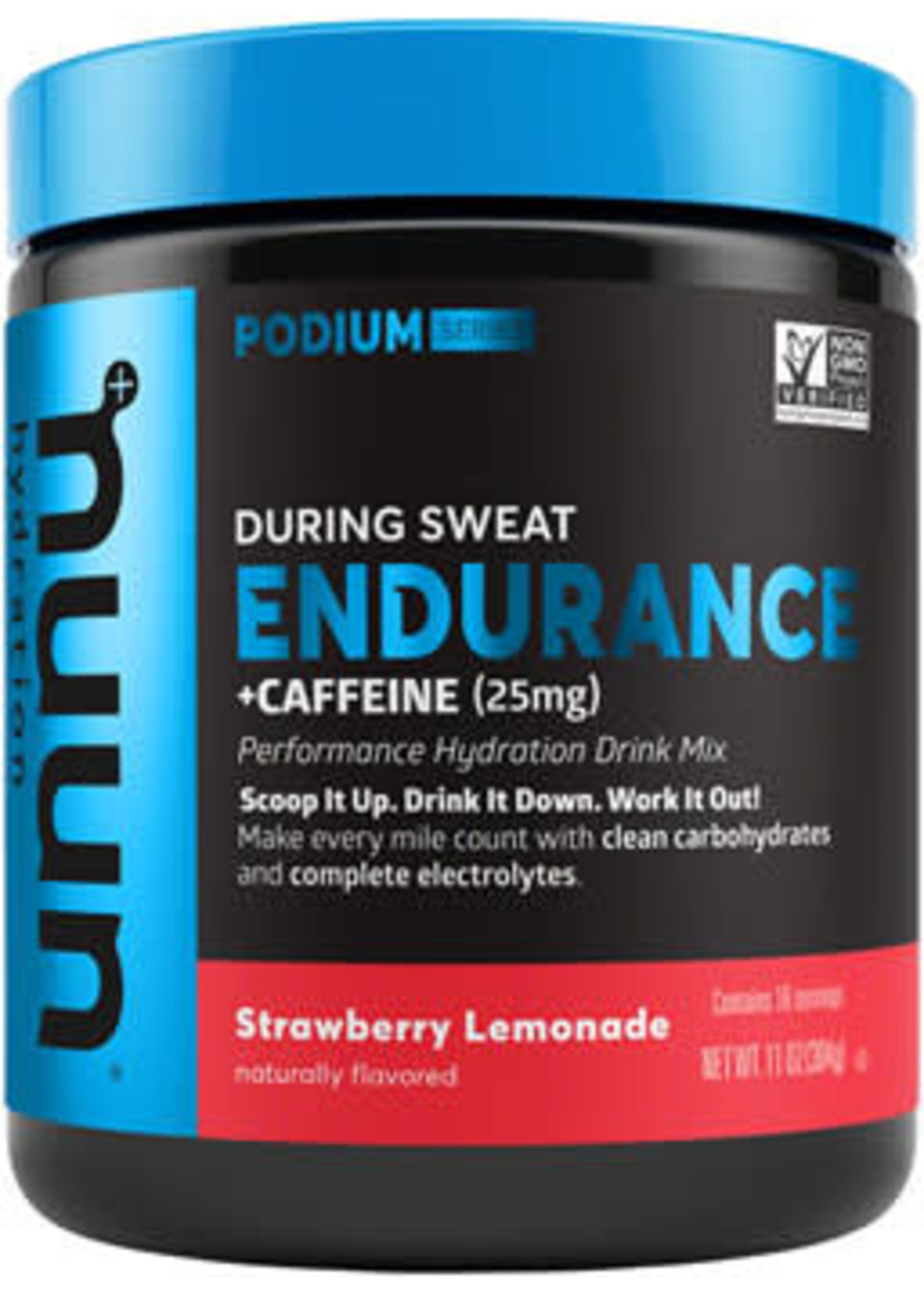 Nuun Nuun Endurance Hydration Drink Mix: Strawberry Lemonade + Caffeine, 16 Serving Canister