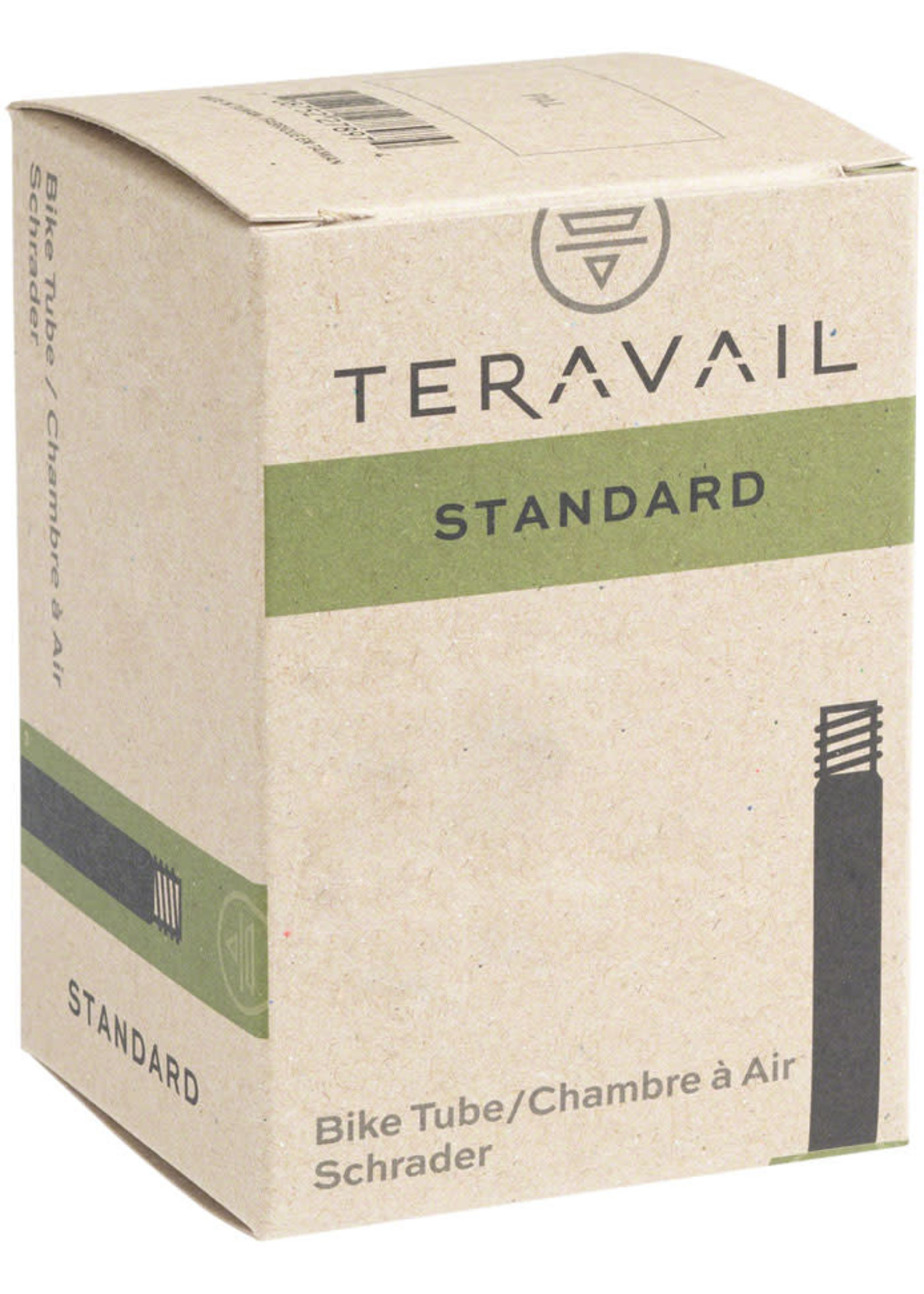 Teravail Teravail Standard Tube - 27.5 x 2 - 2.4, Schrader Valve