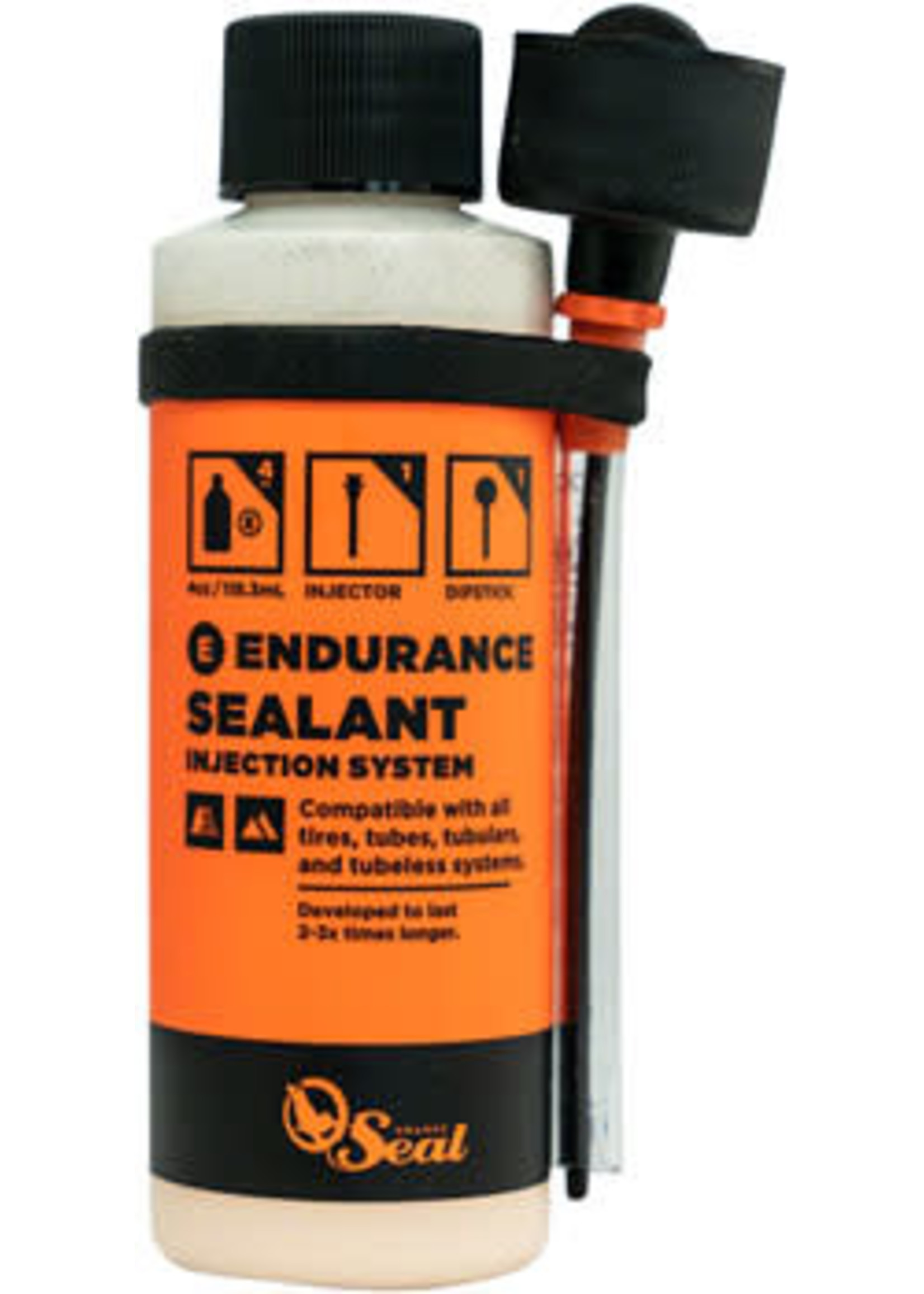 Orange Seal Orange Seal Endurance Tubeless Tire Sealant with Twist Lock Applicator - 4oz