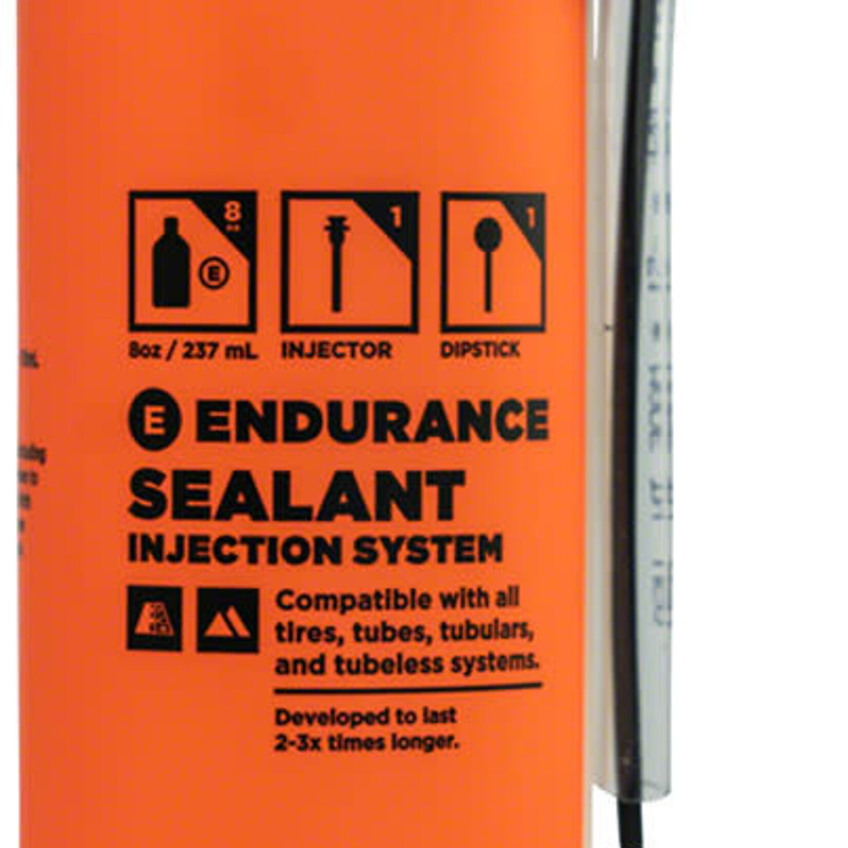 Orange Seal Orange Seal Endurance Tubeless Tire Sealant with Twist Lock Applicator - 8oz