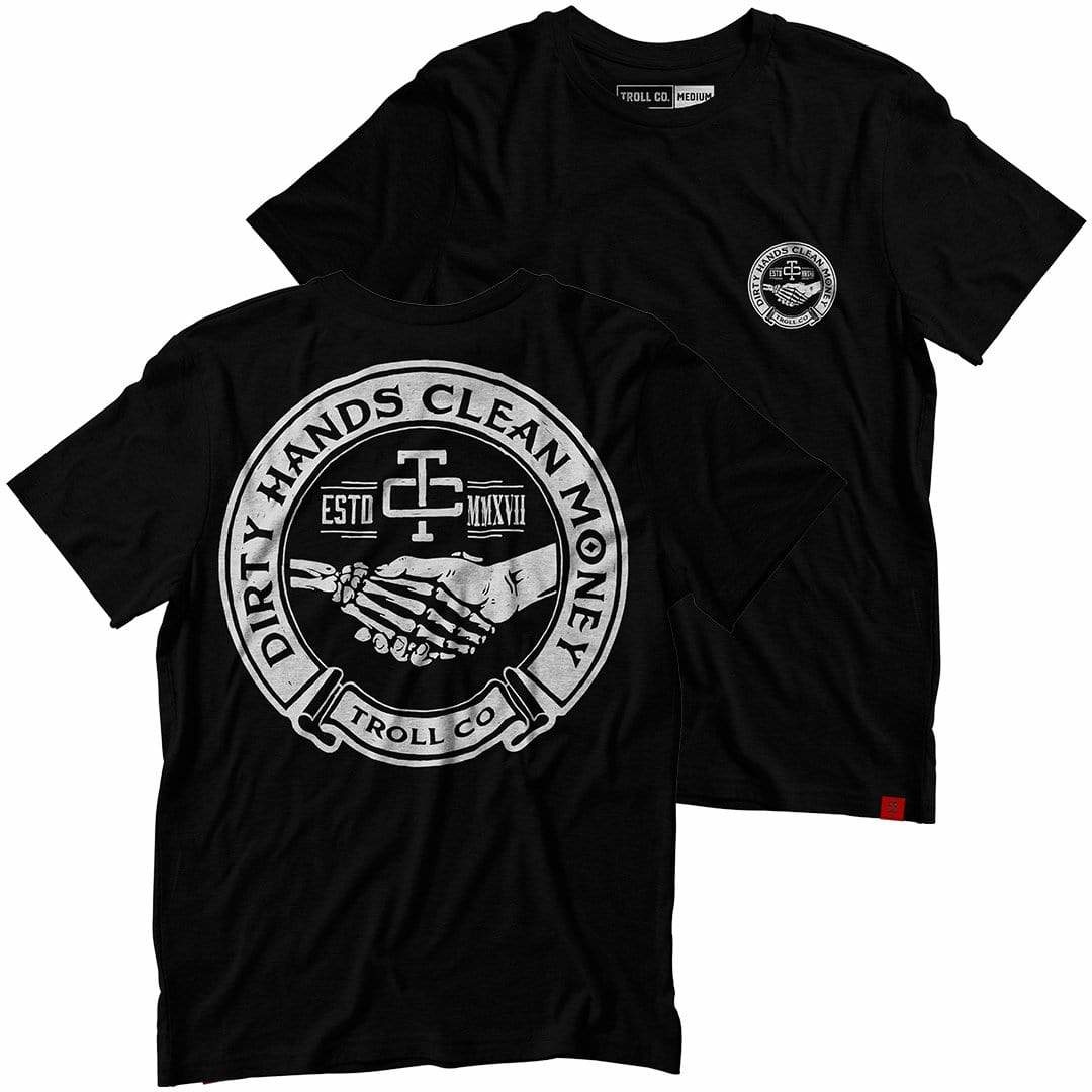 TROLL CO. HAGGLER TEE - BLACK