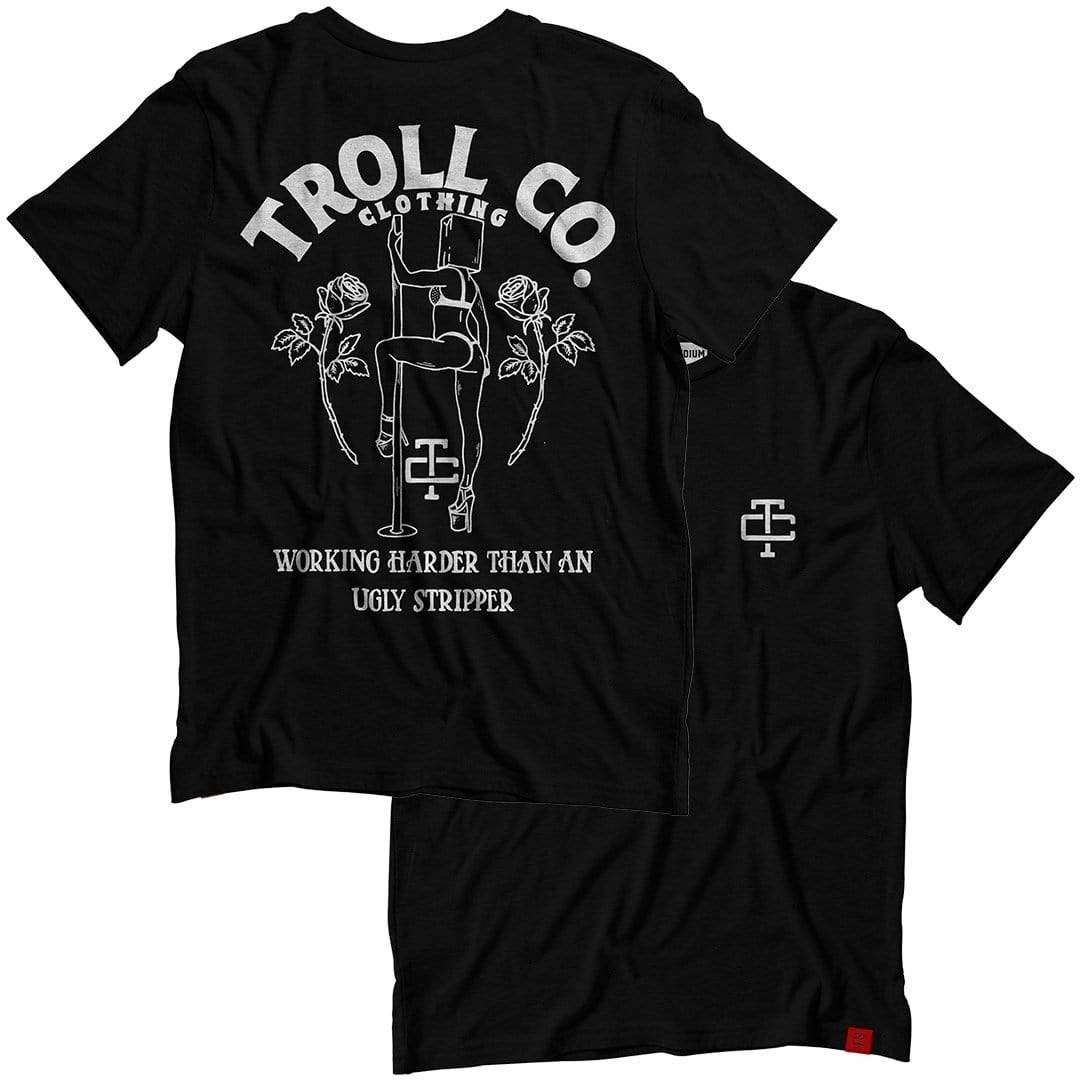 TROLL CO. BUTTERFACE TEE - BLACK