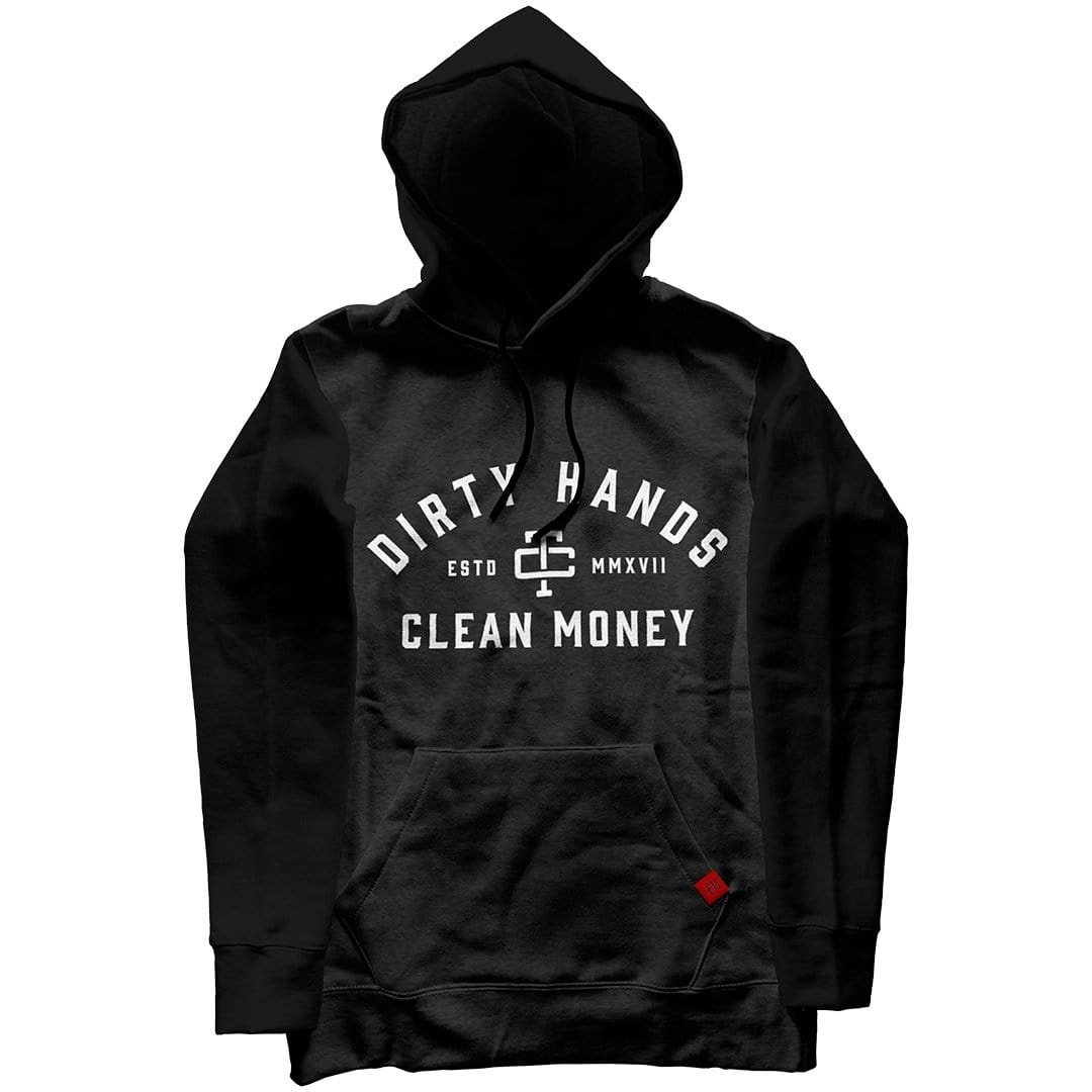 TROLL CO. DHCM TWO TONE HOODIE - BLACK/DARK NICKEL