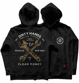 TROLL CO. TWISTING WRENCHES HOODIE - BLACK