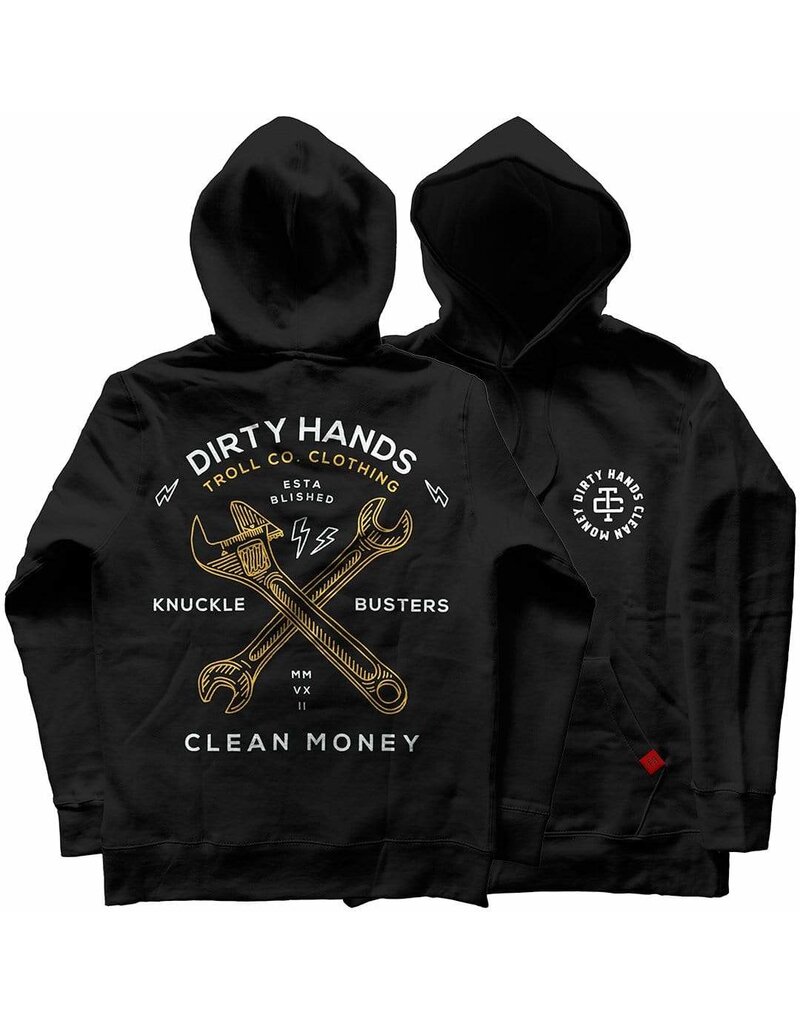 TROLL CO. TWISTING WRENCHES HOODIE (BLACK)