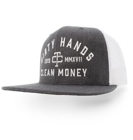 TROLL CO. DHCM MESHBACK HAT - CHARCOAL WHITE