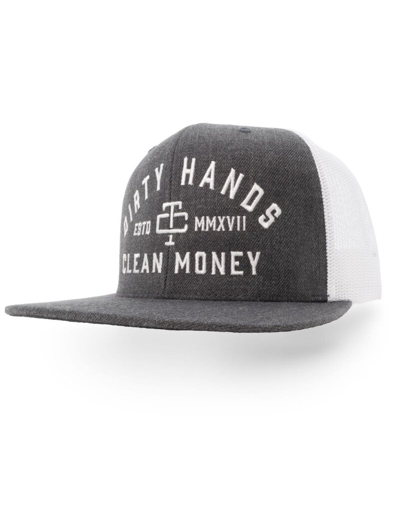 TROLL CO. DHCM MESHBACK HAT (CHARCOAL WHITE)