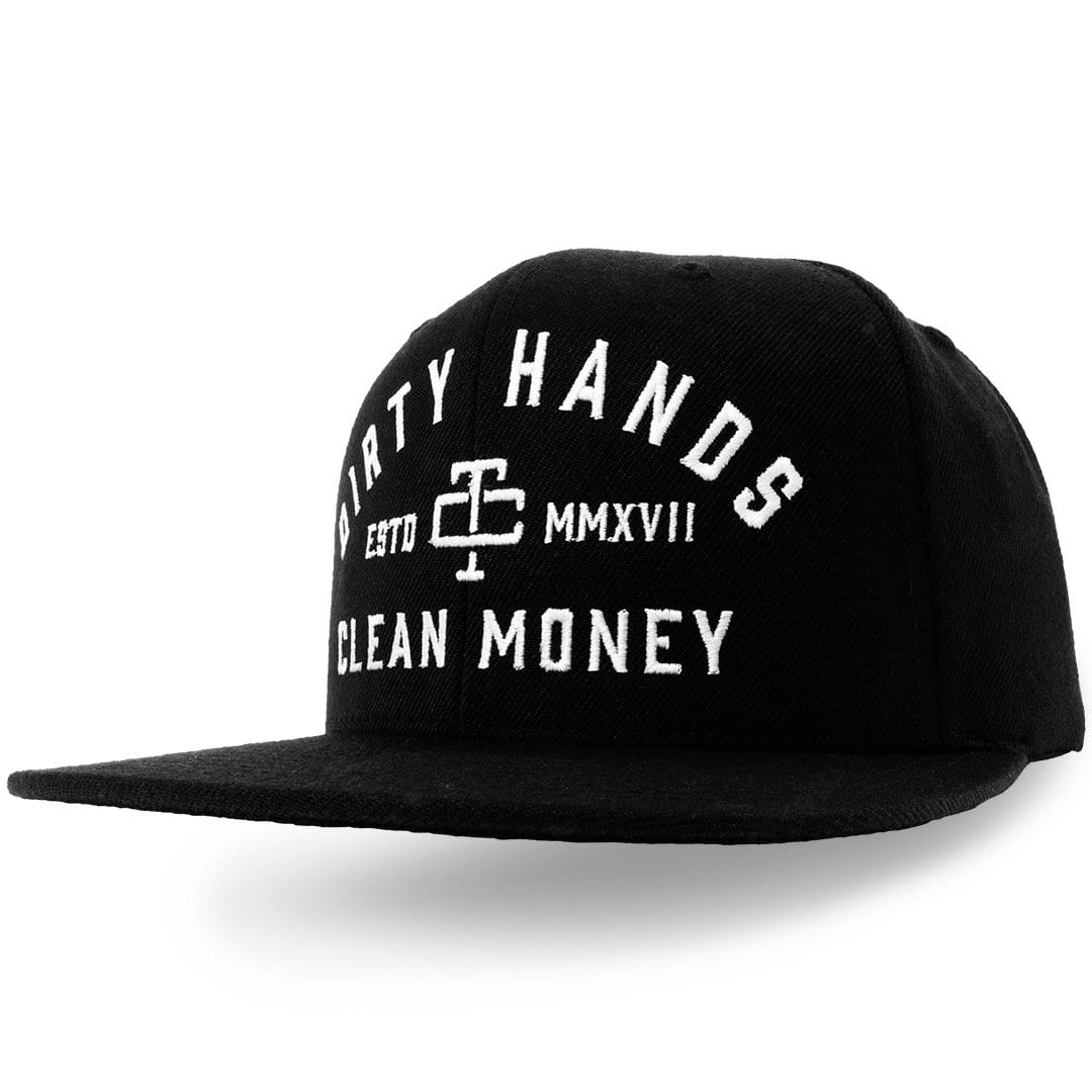 TROLL CO. DHCM SNAPBACK HAT - BLACK