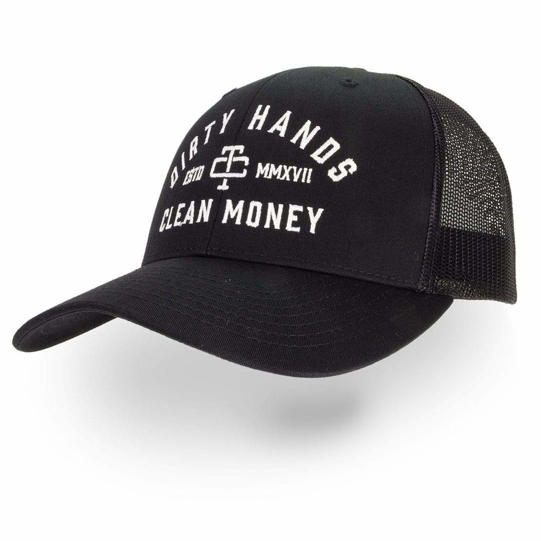 TROLL CO. DHCM CURVED BRIM HAT - BLACK