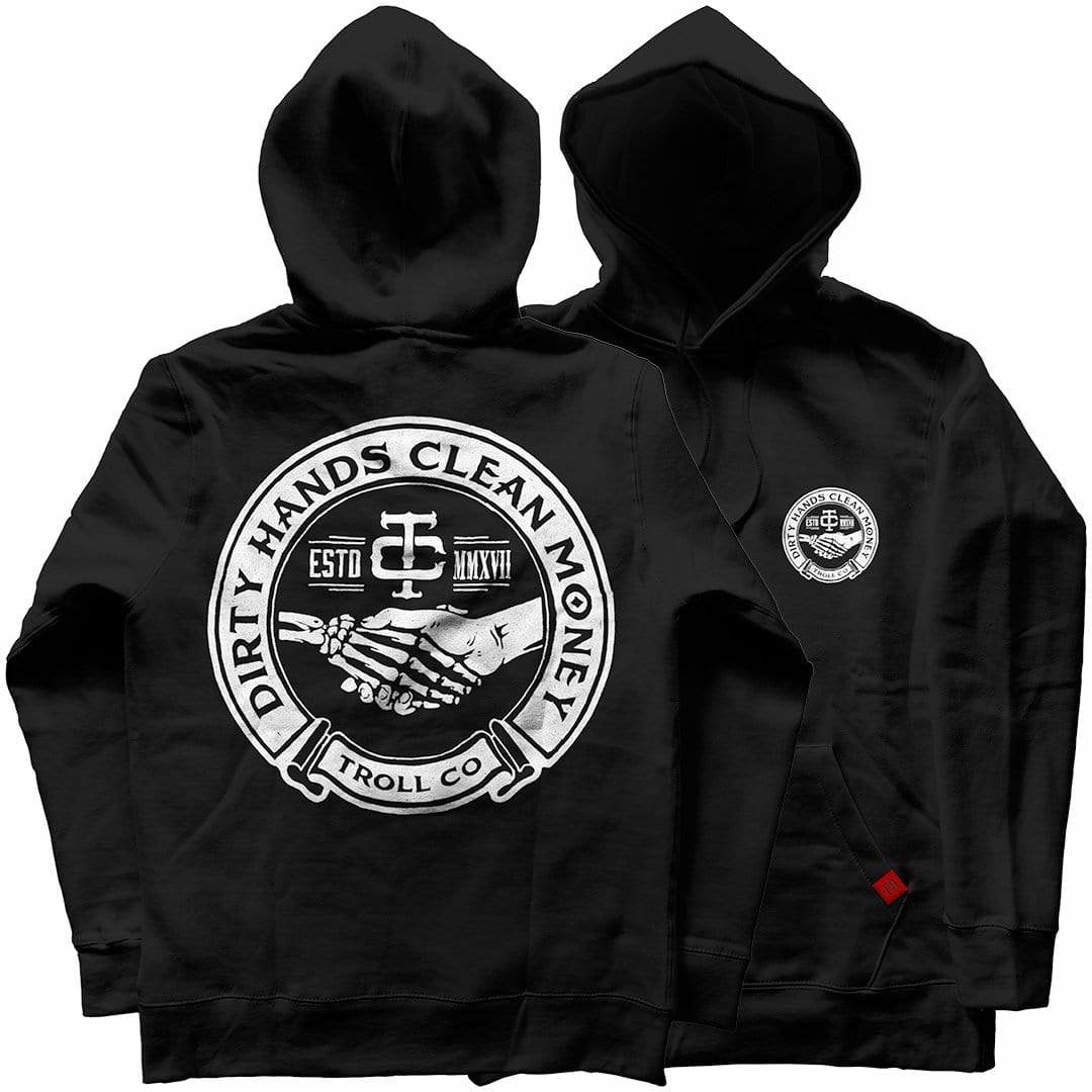 TROLL CO. HAGGLER HOODIE - BLACK