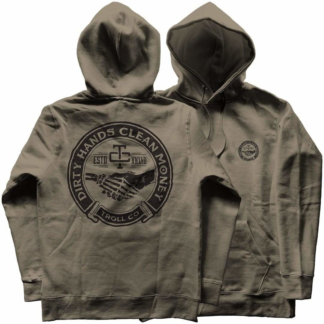 TROLL CO. HAGGLER HOODIE - MILITARY GREEN