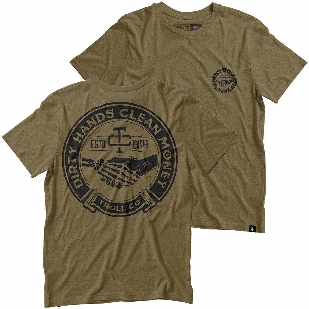TROLL CO. HAGGLER TEE - MILITARY GREEN