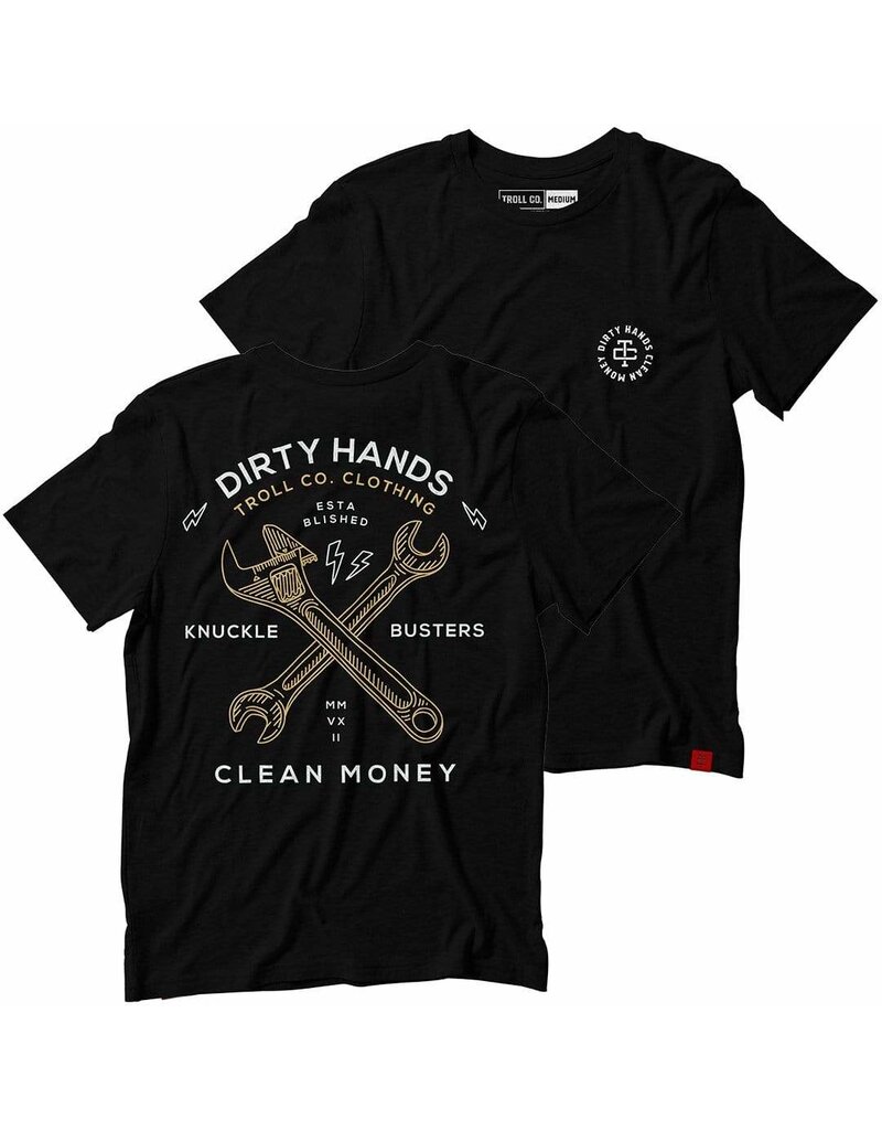 TROLL CO. TWISTING WRENCHES TEE (BLACK)