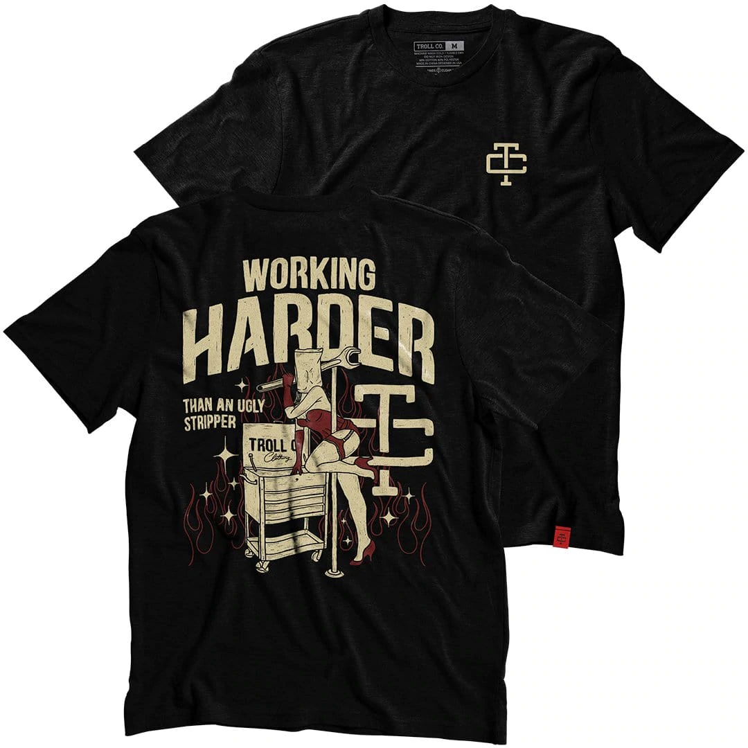 TROLL CO. BUTTERFACE 2.0 TEE - BLACK