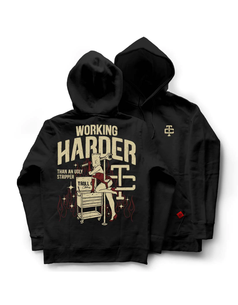 TROLL CO. BUTTERFACE 2.0 HOODIE (BLACK)